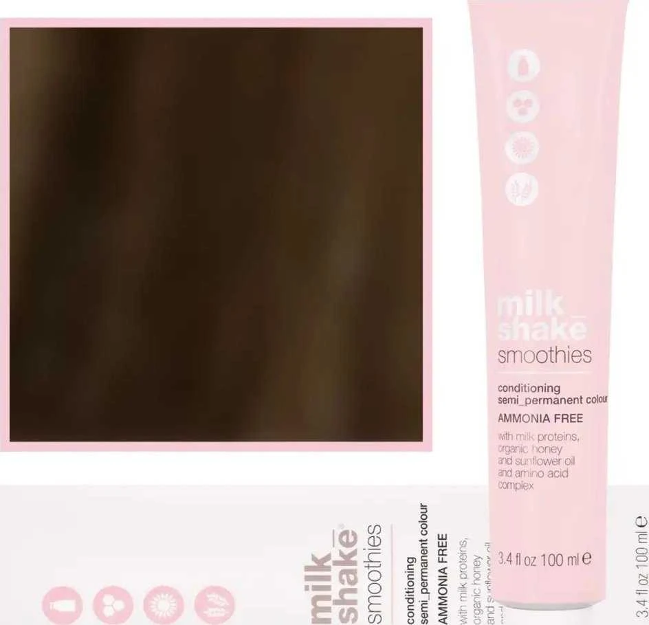 Milk Shake Milk_Shake kokteiliai pusiau nuolatinė spalva 5.3 Šviesiai aukso ruda, 100 ml