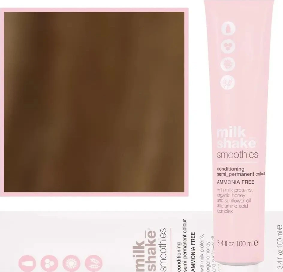 Milk Shake Milk_Shake kokteiliai pusiau nuolatinė spalva 6.13 Ash Golden Dark Blond, 100 ml
