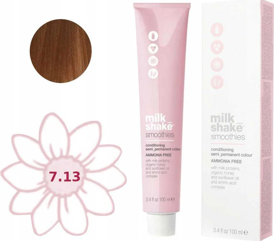 Milk Shake Milk_Shake Smoothies Semi Permanent Color 7.13 rusvai gelsvas Blond, 100 ml