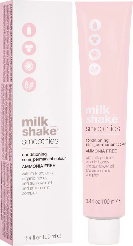 Milk Shake Milk_Shake Smoothies Semi Permanent Color 8.33 Light Intense Golden Skirtas šviesiems plaukams, 100 ml