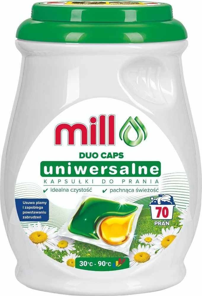 Madonis MILL PROFESSIONAL 3-chamber universal laundry capsules, 70 pcs.