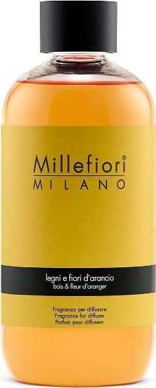 Millefiori Milano Aromatinio difuzoriaus "Natura l" medžio ir apelsinų žiedų 250 ml atsarginis užpildas