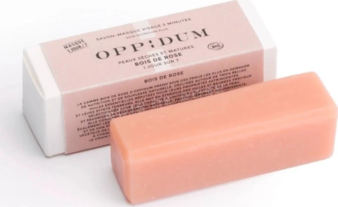 „Oppidum Bois de Rose“ valomoji muilo kaukė veidui, skirta savaitei, 45 g