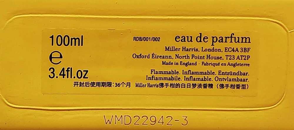 Miller Harris Reverie De Bergamote EDP parfumuotas vanduo unisex, 100 ml