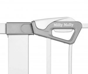 Milly Mally Apsauginiai vartai Laiptų užtvara su Guardy 104 prailginimais Balta