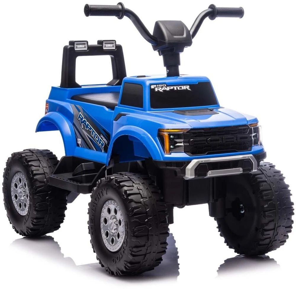 Ford F-150 Raptor Milly Mally elektrinis važiuojamas automobilis mėlynos spalvos