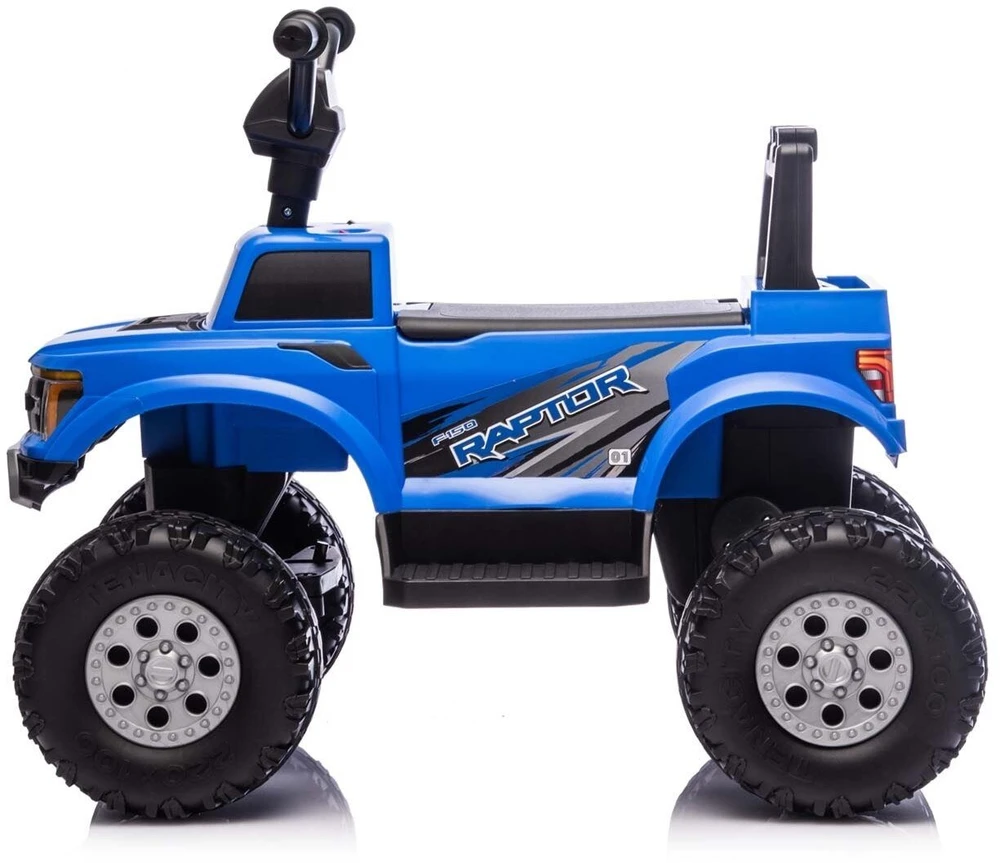 Ford F-150 Raptor Milly Mally elektrinis važiuojamas automobilis mėlynos spalvos