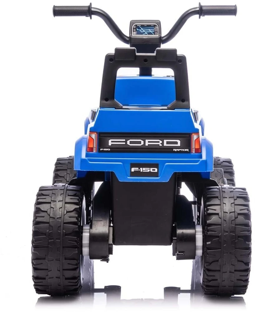 Ford F-150 Raptor Milly Mally elektrinis važiuojamas automobilis mėlynos spalvos