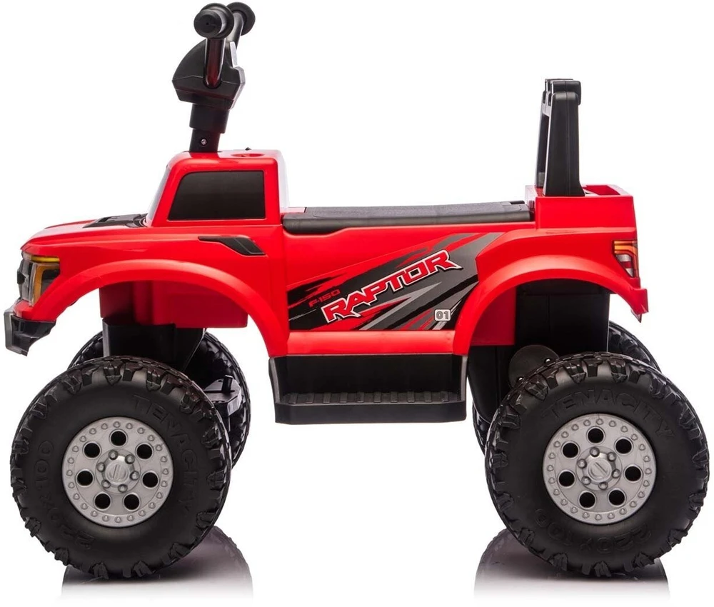 Ford F-150 Raptor Milly Mally elektrinis važiuojamas raudonas automobilis