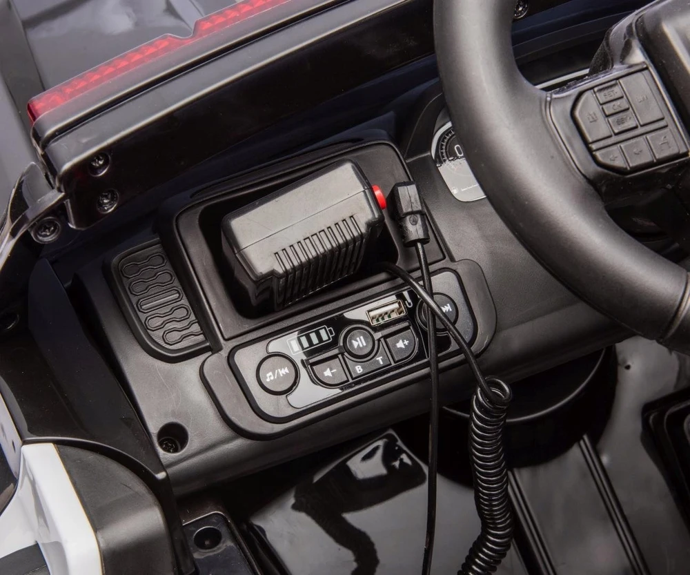 Milly Mally Elektromobilis Ford Ranger Police Juodas