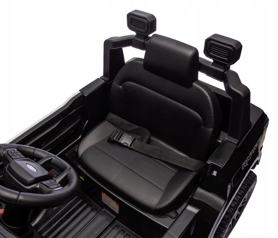 Milly Mally Elektromobilis Ford Ranger Police Juodas