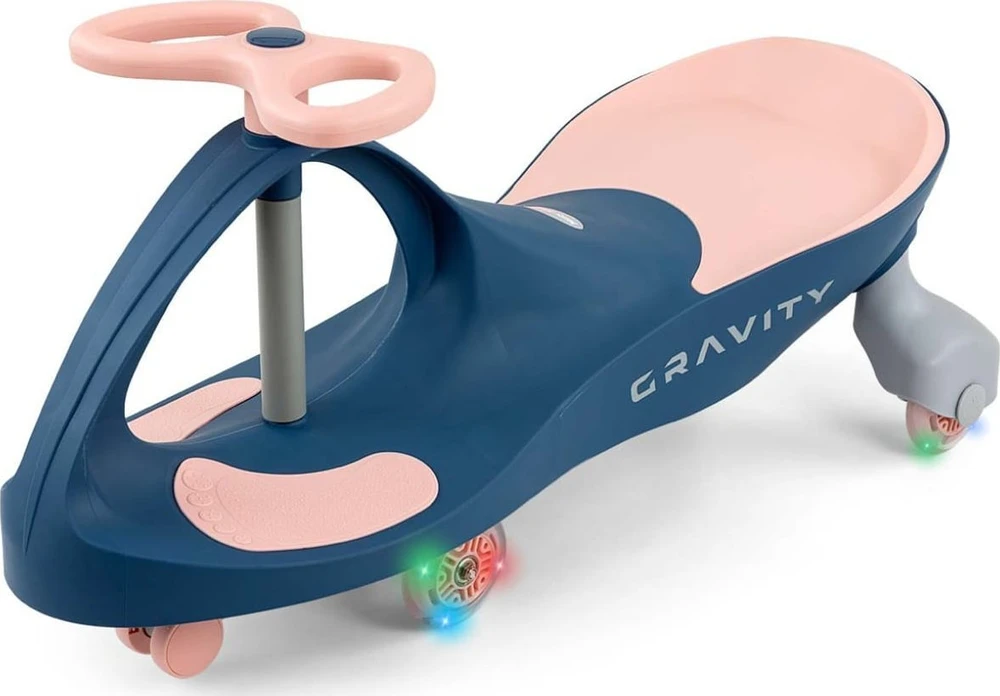 Milly Mally Jeździk „Gravity Ride-On Gravity“, tamsiai mėlyna ir rožinė