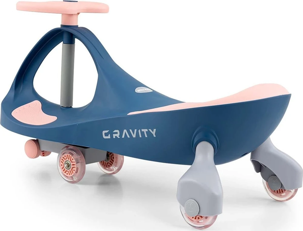 Milly Mally Jeździk „Gravity Ride-On Gravity“, tamsiai mėlyna ir rožinė