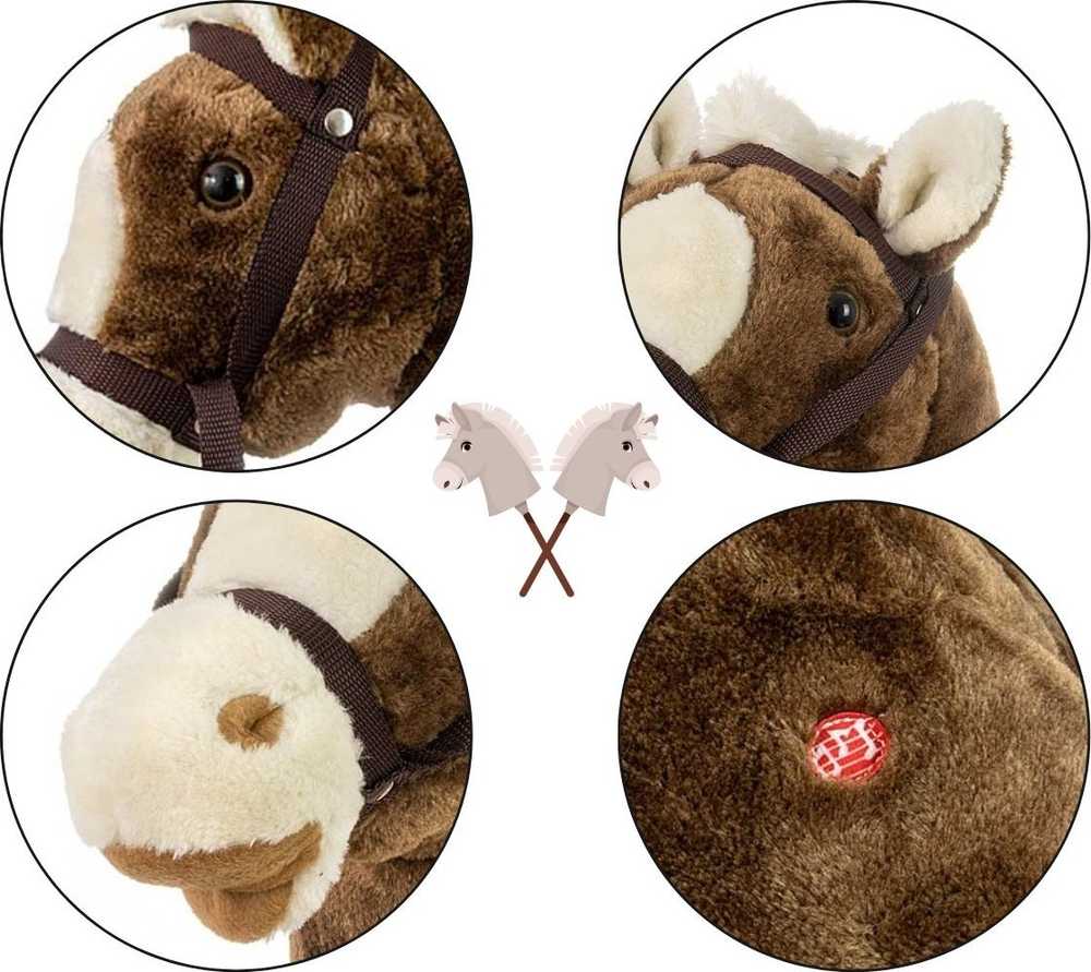 Milly Mally Hobis Stick Horse Tamsiai ruda