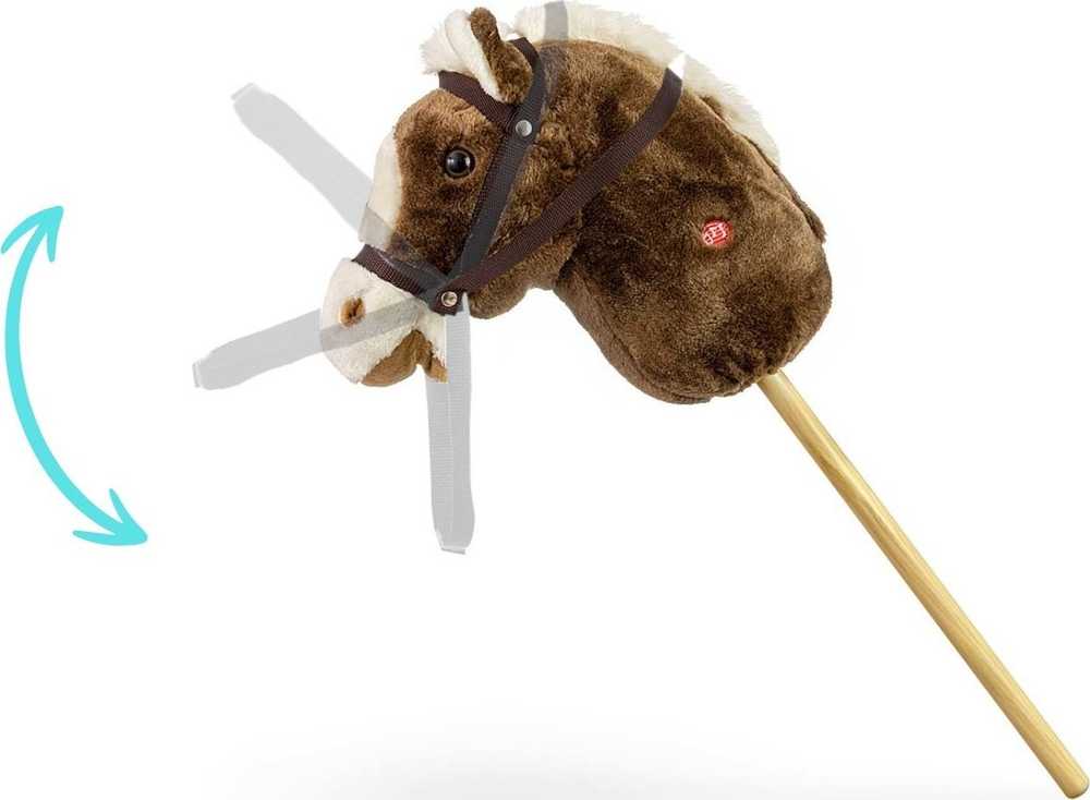 Milly Mally Hobis Stick Horse Tamsiai ruda