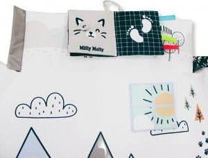 MILLY MALLY 6141 Kūdikių kilimėlis 5in1 Minky