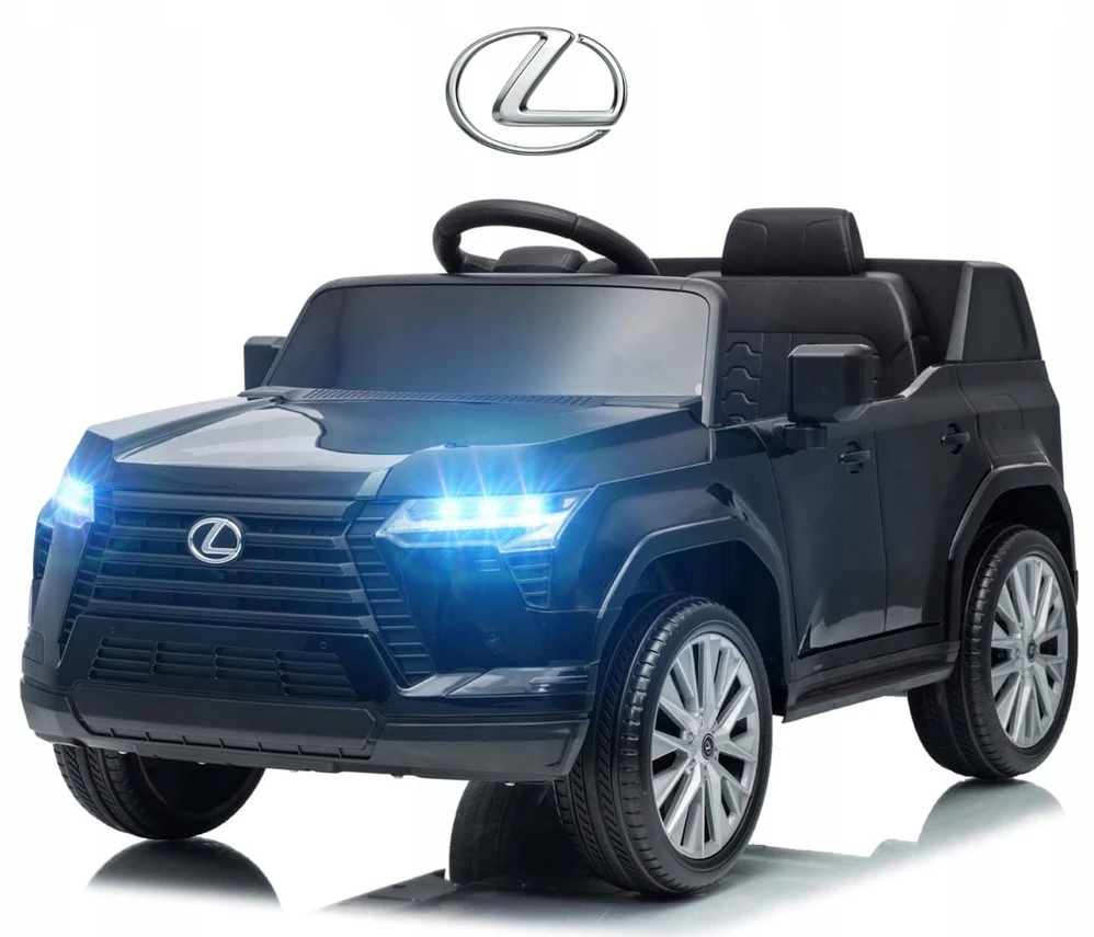 Elektrinis vaikiškas automobilis Milly Mally Lexus GX550 juodas