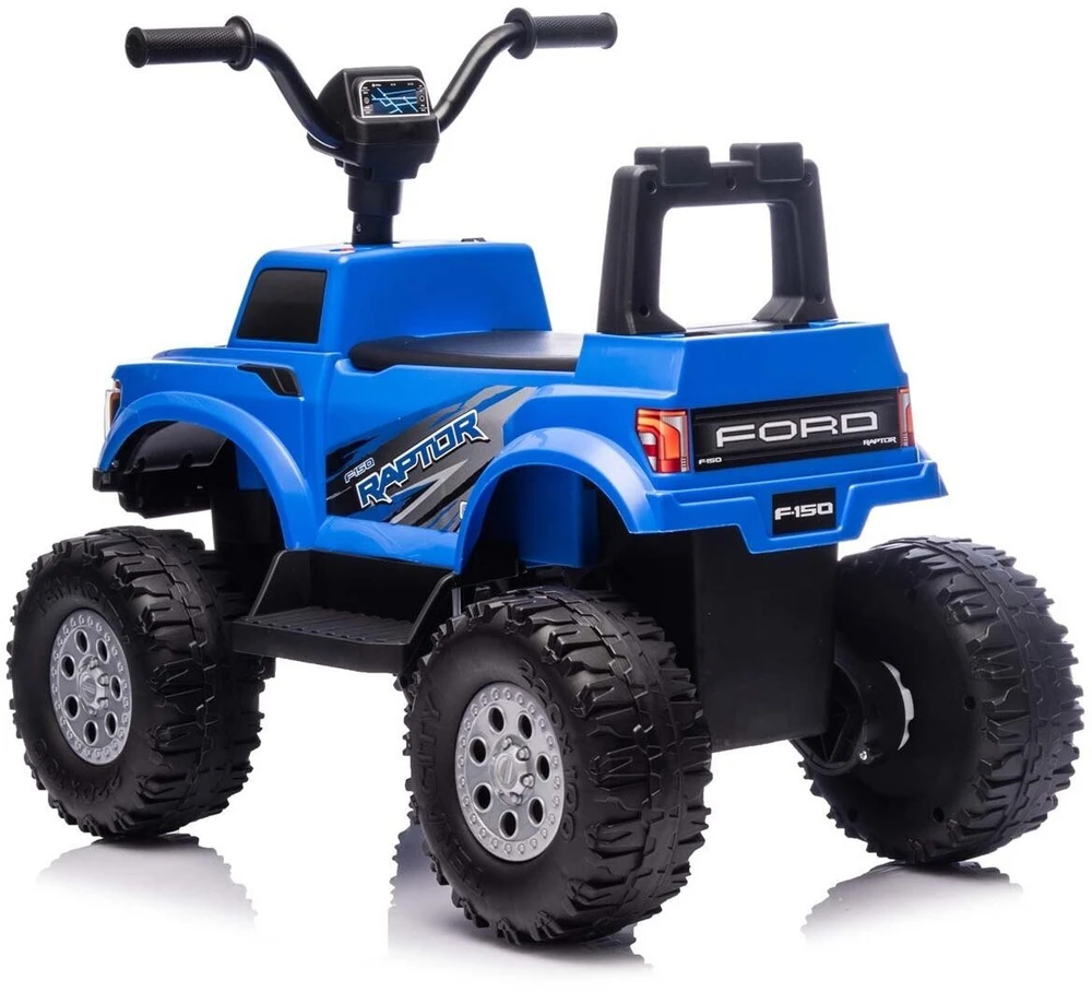 Ford F-150 Raptor Milly Mally elektrinis važiuojamas automobilis mėlynos spalvos