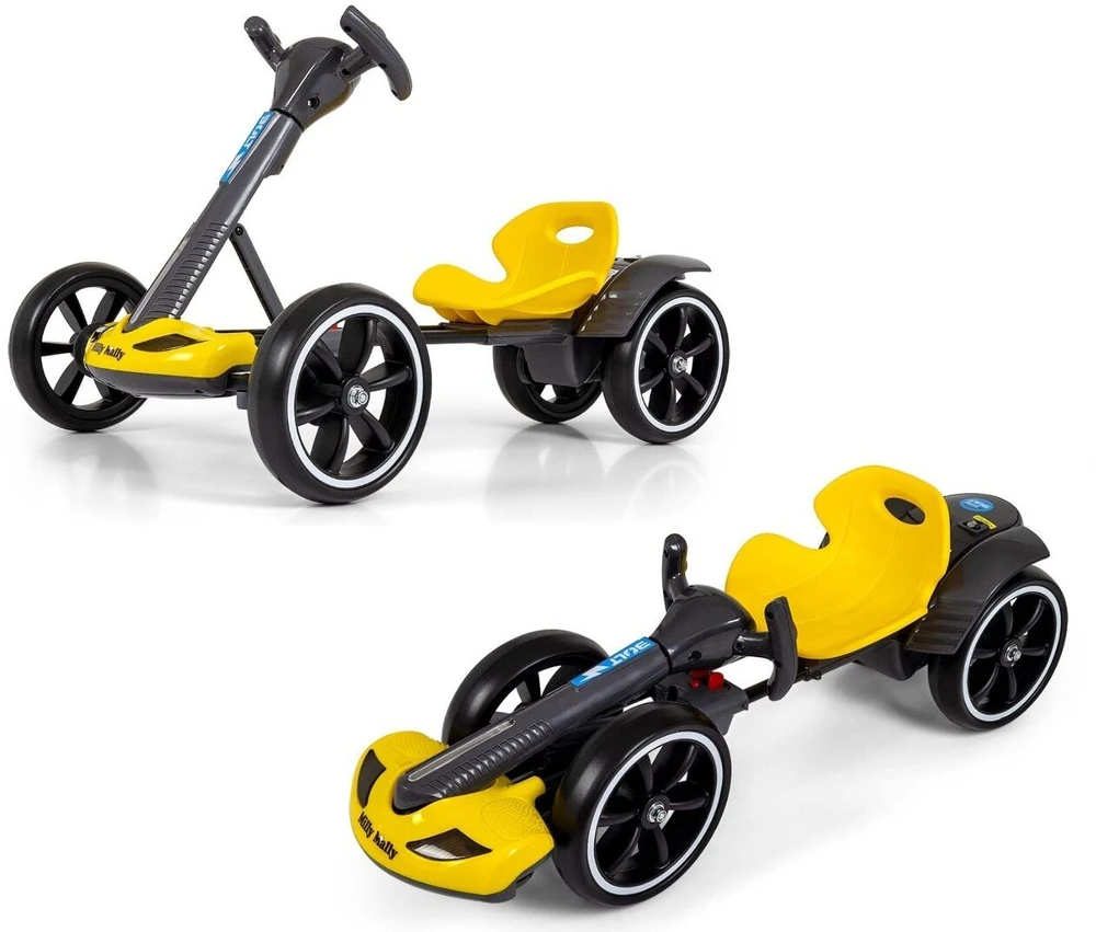 Elektrinis kartingas GOKART BOLT Milly Mally geltonas