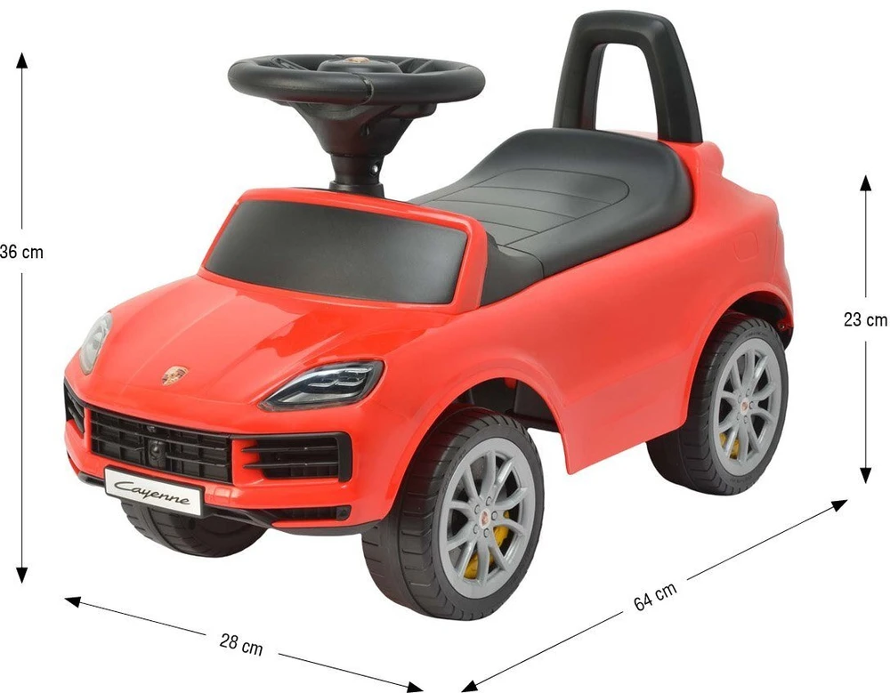 Milly Mally Porsche Cayenne S raudonas važiuojamas automobilis