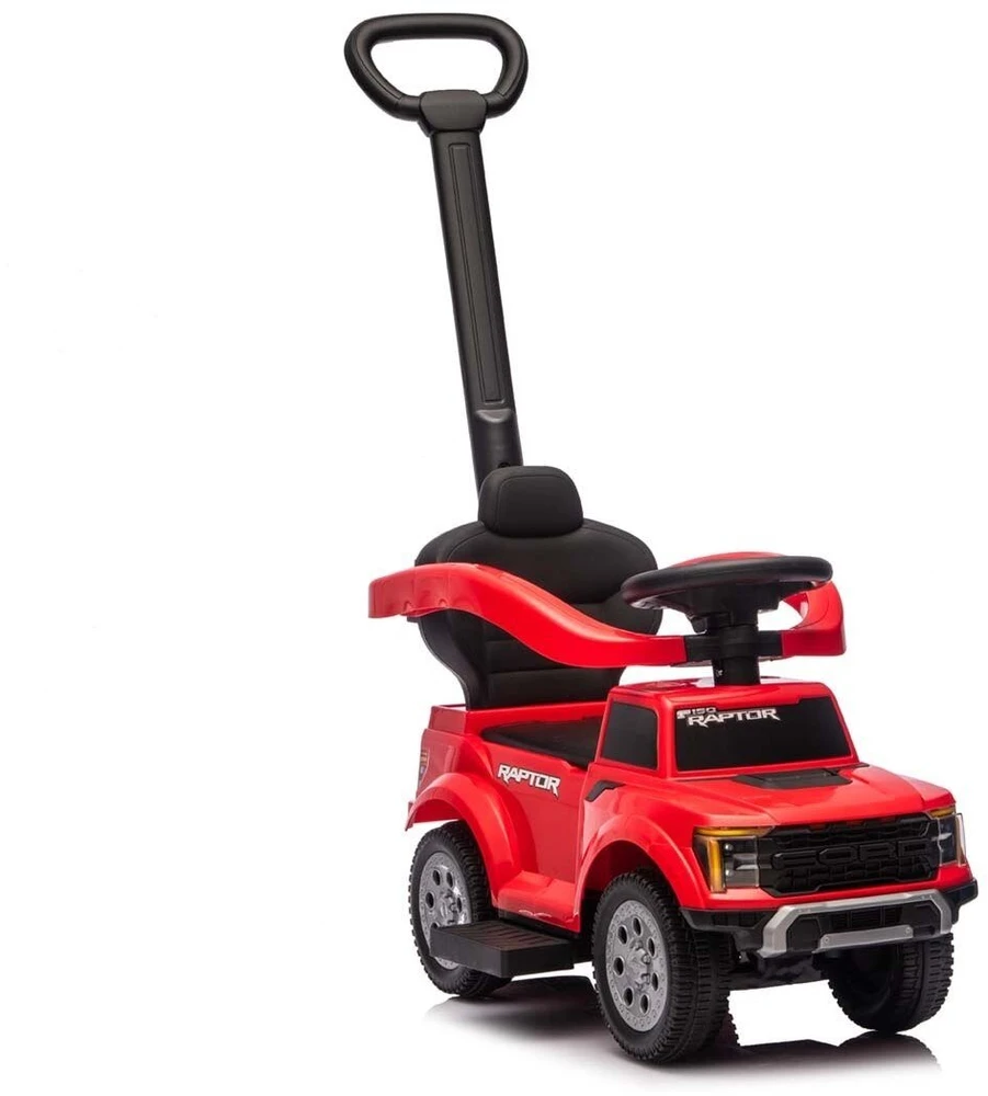 Milly Mally Važiuoklė su rączką Ford F-150 3w1 Raudona