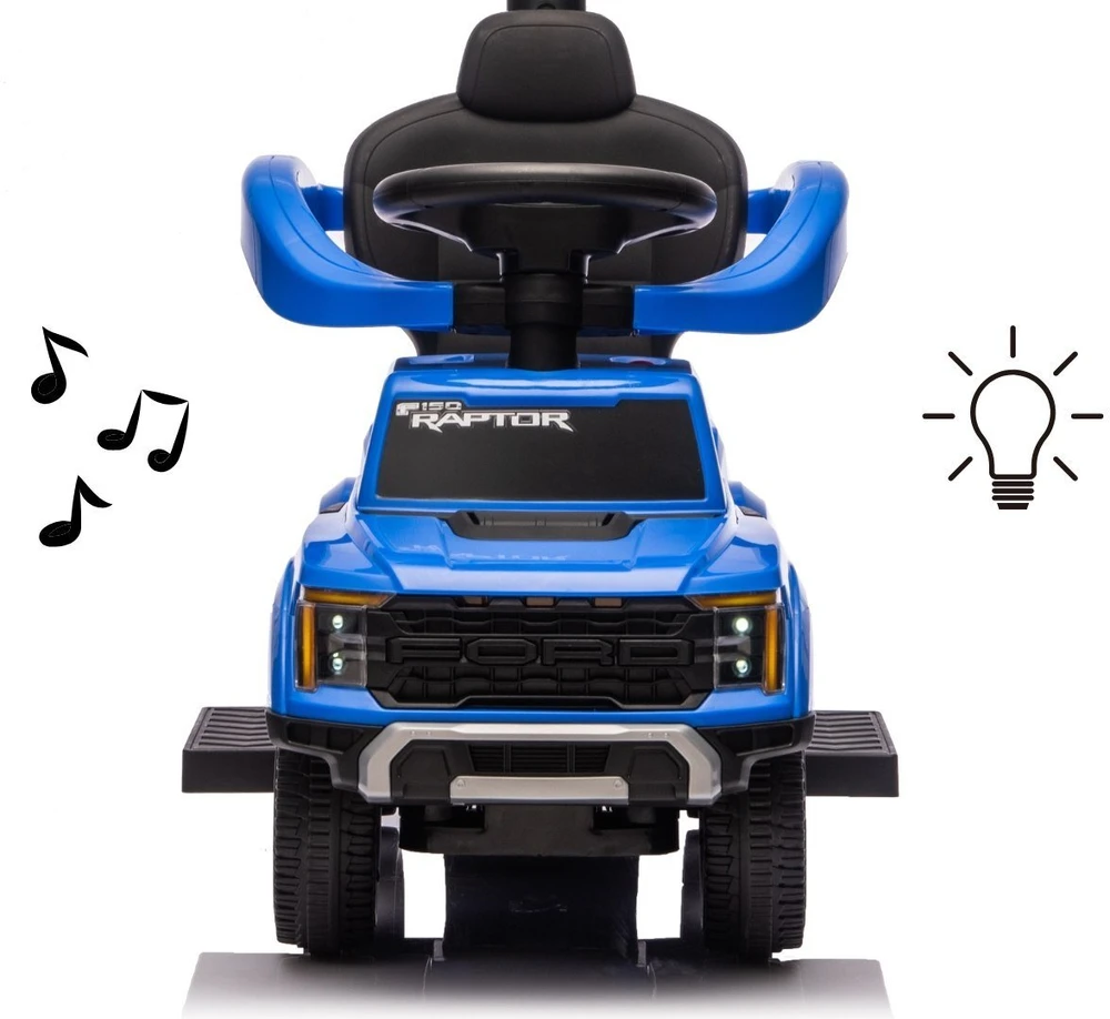 Milly Mally Važiuoklė su rączką Ford F-150 3w1 Mėlyna