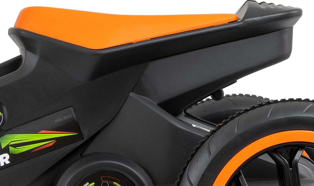 Vaikiškas kartingas Milly Mally Rider oranžinis