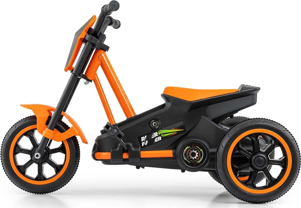 Vaikiškas kartingas Milly Mally Rider oranžinis