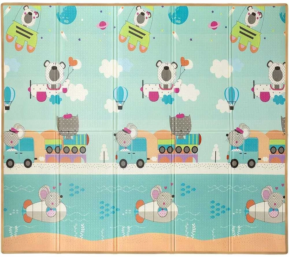 MILLY MALLY 6432 Play Circus ir Travel T1 sulankstomas putplasčio kilimėlis