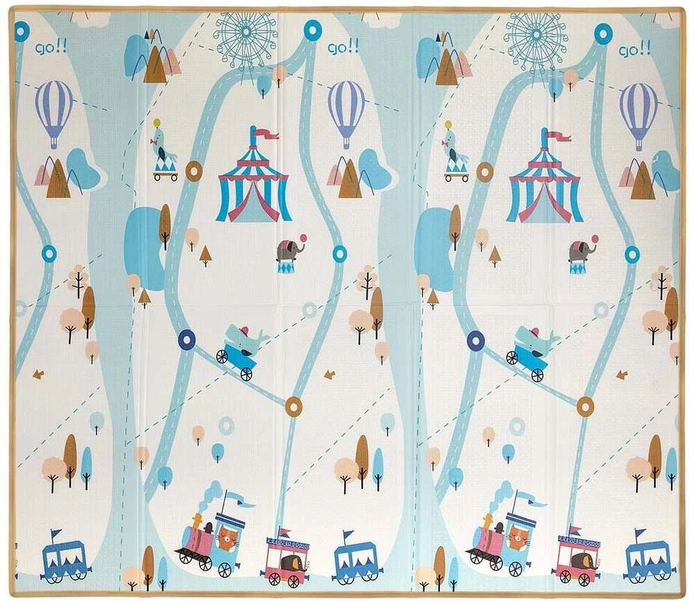 MILLY MALLY 6432 Play Circus ir Travel T1 sulankstomas putplasčio kilimėlis