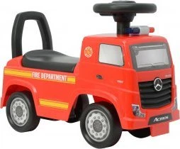 MILLY MALLY Važiuoklė Mercedes-Benz Actros ugniagesių automobilis raudonas