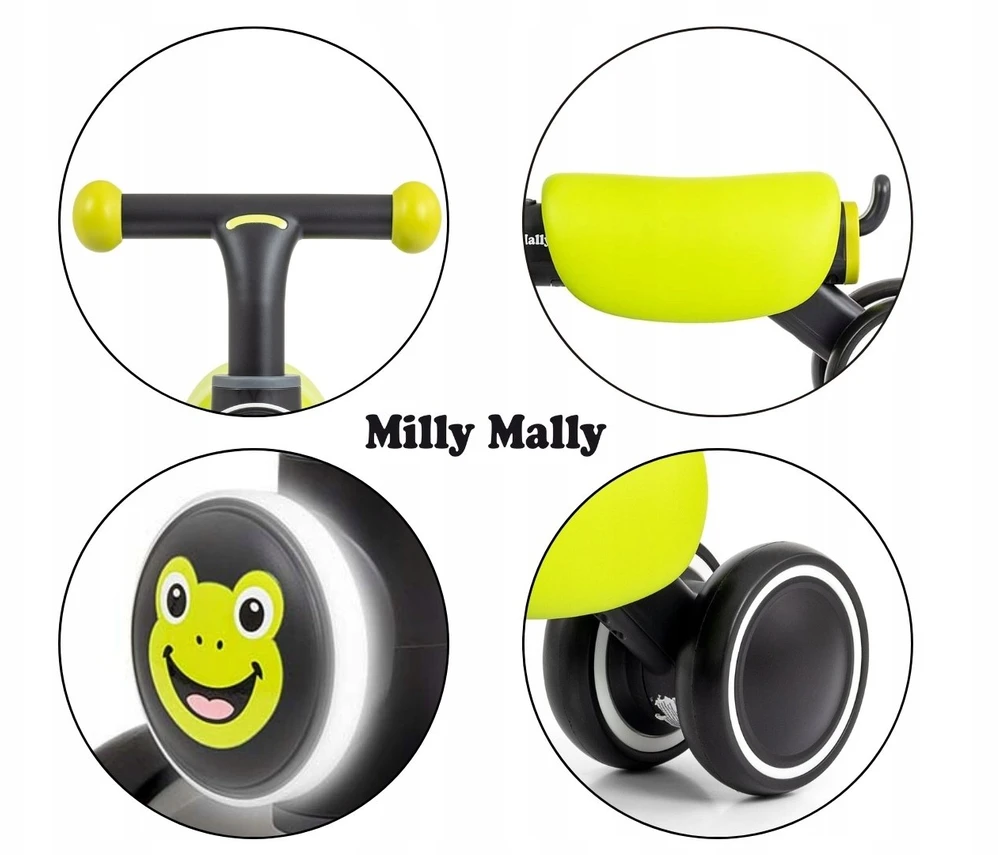 Milly Mally Balansinis dviratukas York, Žalias