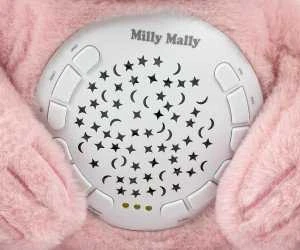 MILLY MALLY projektorius pliušinis žaislas Milly Bear rožinis