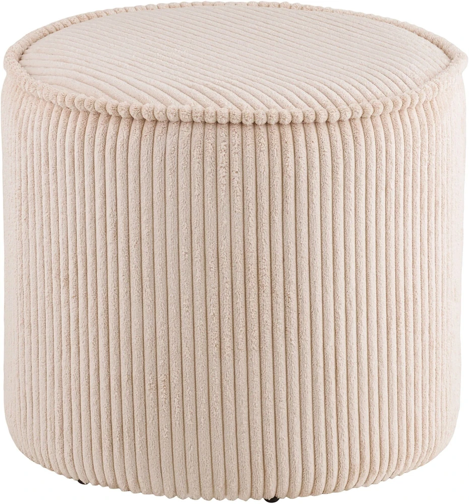 None Smėlio spalvos kordoro pufas, D40X35CM