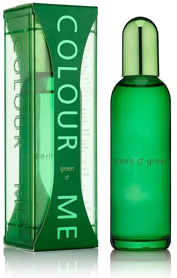 Milton Lloyd Colour Me Žalias EDP parfumuotas vanduo vyrams, 50 ml
