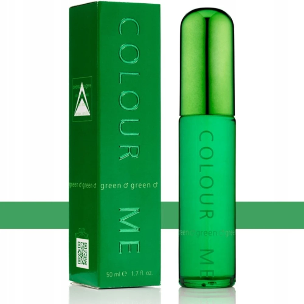 Milton Lloyd Colour Me Žalias EDP parfumuotas vanduo vyrams, 50 ml