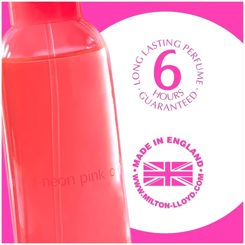 Milton Lloyd Colour Me Neon Rožinė EDP parfumuotas vanduo moterims, 100 ml