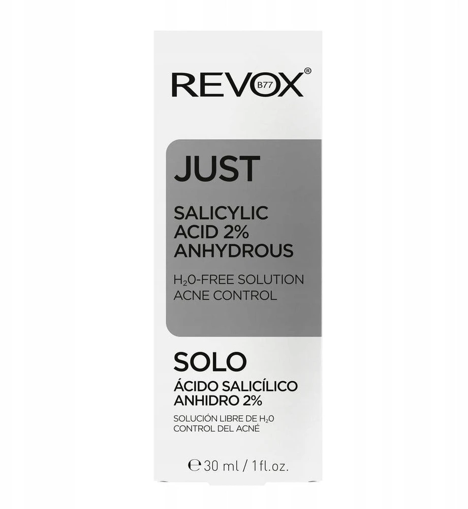 Revox B77 Just Acid Salicilic 2% Anti-Acnee Serum For Face, 30 ml