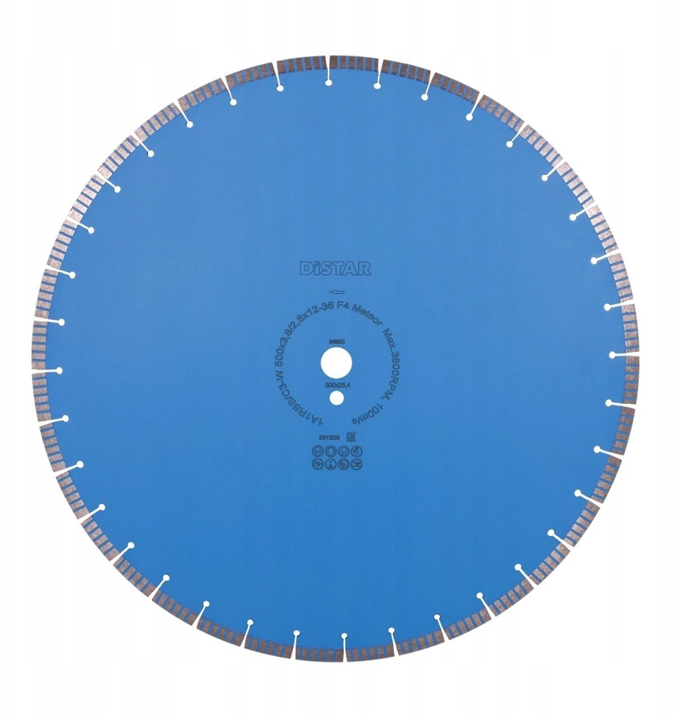 Deimantinis pjovimo diskas DISTAR 12385055031; 500x25,4x3,8 mm