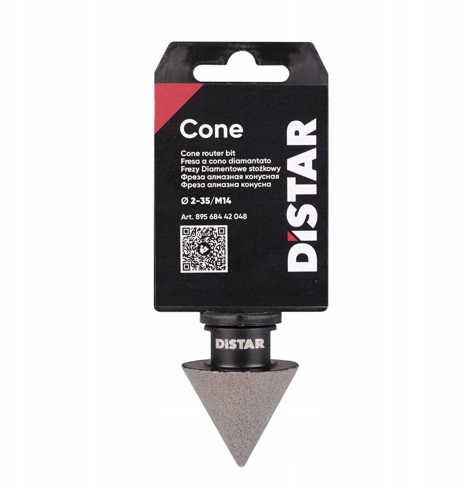 M14 Kūginė deimantinė freza Distar Cone 2-35mm