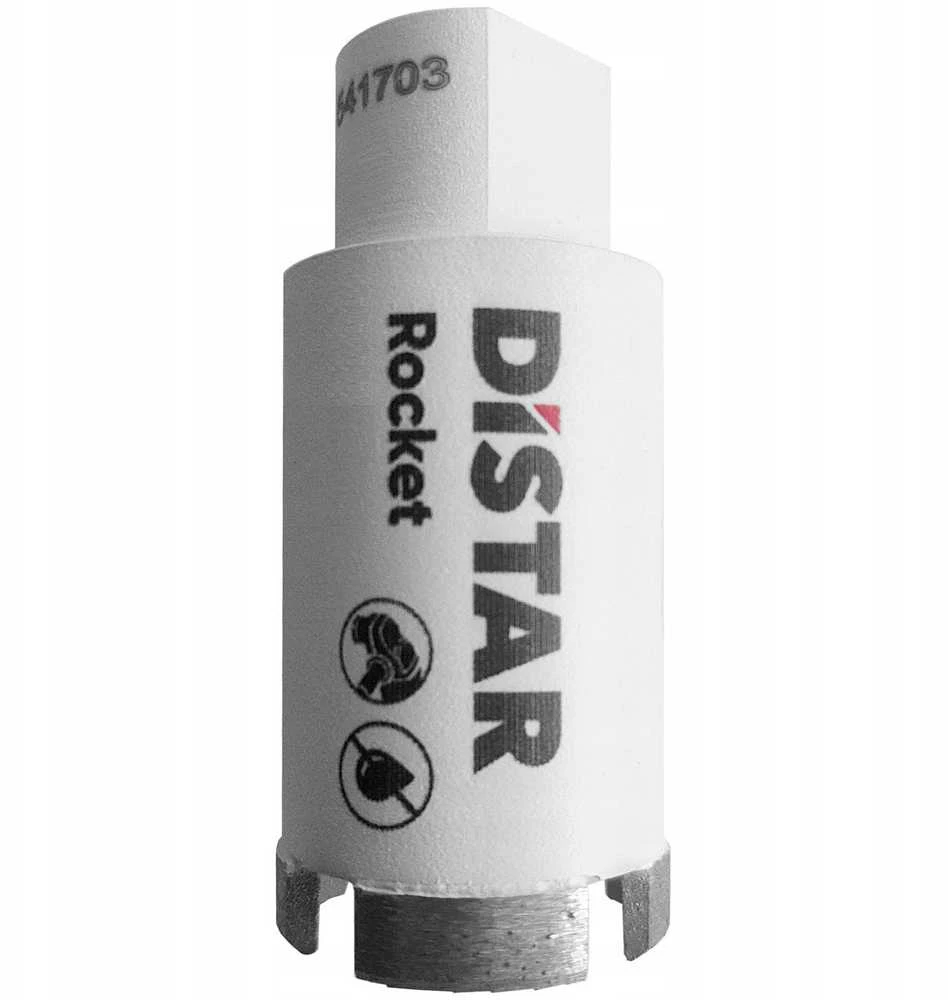 Distar ROCKET karūnėlės plytelėms, granitui, 20mm, 35mm, 45mm, 50mm, 55mm, 65mm, 68mm M14 jungtis, Karūnėlės skersmuo: 20 mm
