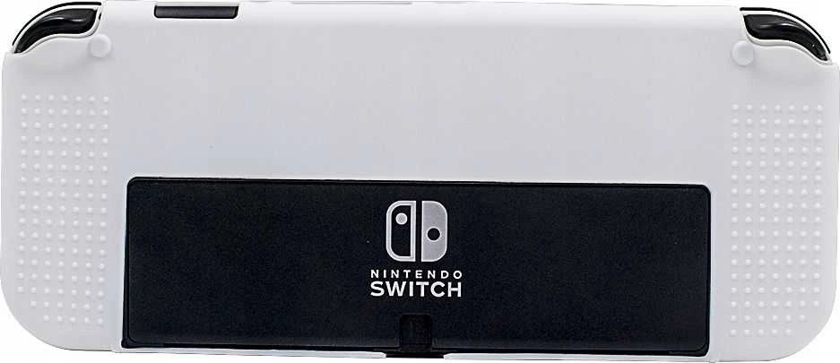 Mimd silikoninis dėklas, skirtas Nintendo Switch Baltas