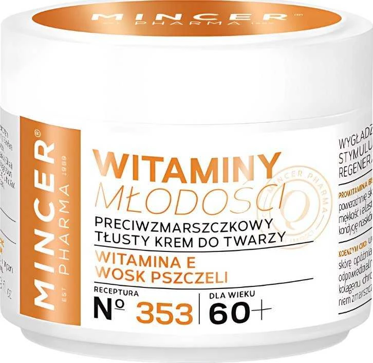 „Mincer Pharma“ jaunystės vitaminai 60+, 50 ml