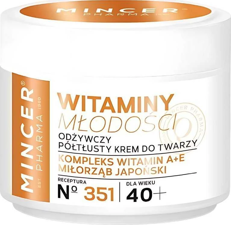 „Mincer Pharma“ jaunystės vitaminai 40+, 50 ml
