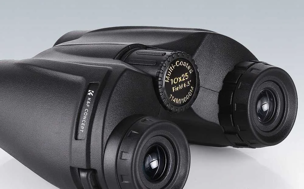Žiūronai Lornetka Kf Lornetka MINI K&F CONCEPT ZOOM 10x 25mm 10x25 IP65 BaK4 + Dėklas / KF33.095