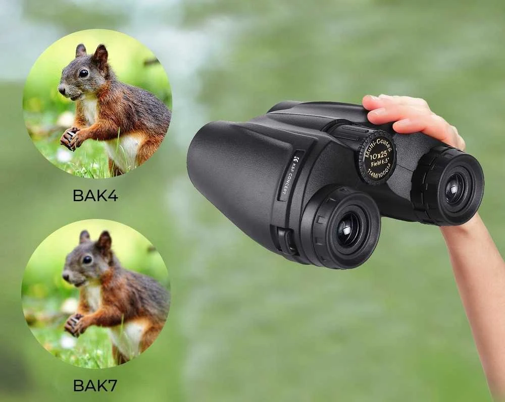 Žiūronai Lornetka Kf Lornetka MINI K&F CONCEPT ZOOM 10x 25mm 10x25 IP65 BaK4 + Dėklas / KF33.095