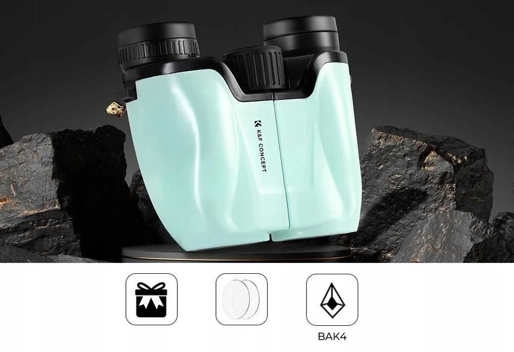Žiūronai Mini K&F Concept Zoom 7x30mm 7x30 IP65 BAK4 + dėklas / KF33.094