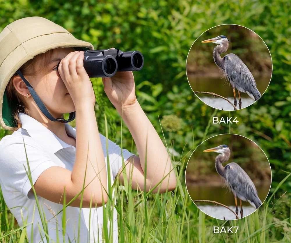 Kf žiūronai MINI žiūronai K&F CONCEPT ZOOM 8x25mm 8x25 stiklas BaK4 IP65 + dėklas KF33.092