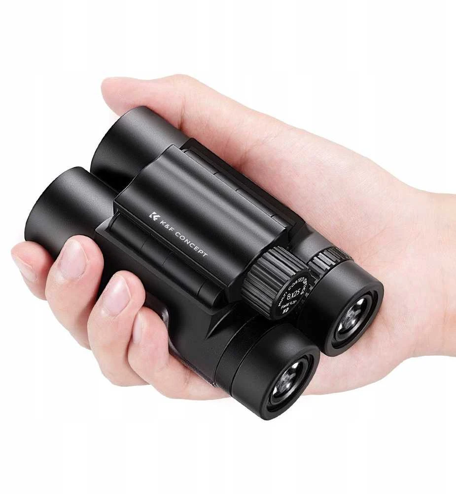 Kf žiūronai MINI žiūronai K&F CONCEPT ZOOM 8x25mm 8x25 stiklas BaK4 IP65 + dėklas KF33.092