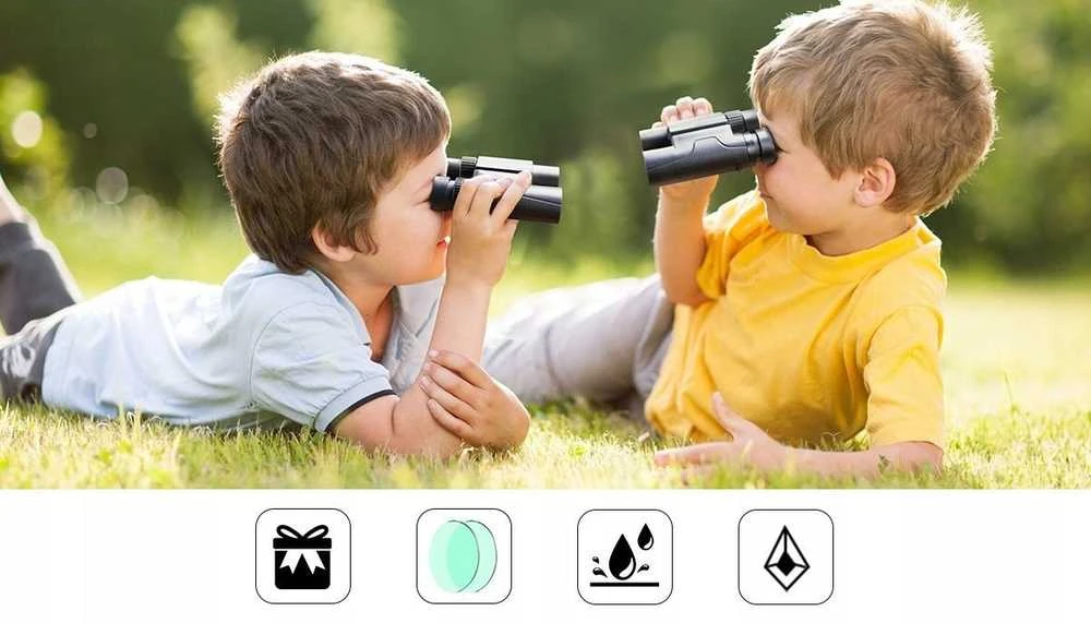Kf žiūronai MINI žiūronai K&F CONCEPT ZOOM 8x25mm 8x25 stiklas BaK4 IP65 + dėklas KF33.092
